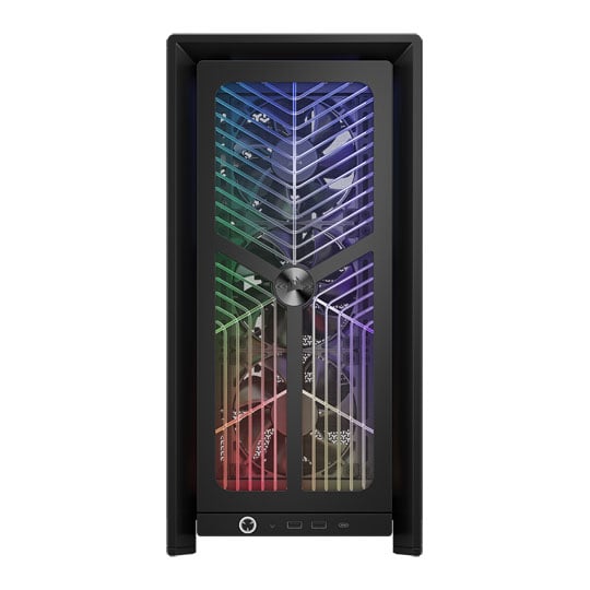 CORSAIR FRAME 4000X RS RGB Black Mid Tower Tempered Glass PC Case