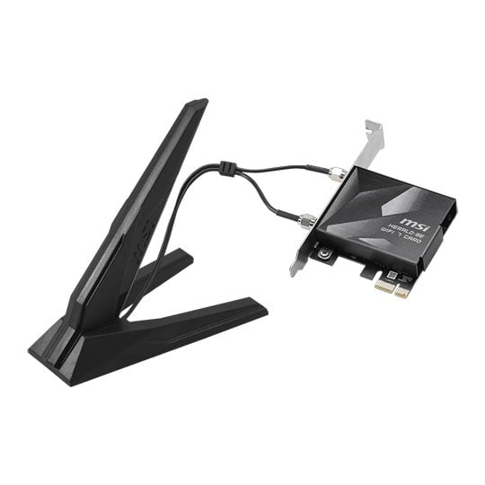 MSI HERALD BE9400 Wi-Fi 7 Tri-Band PCIe x1 Expansion Card with High-Gain Antenna : image 4