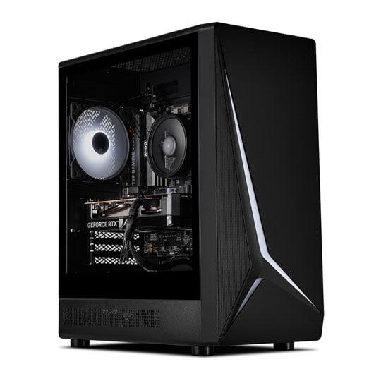 Gaming PC with NVIDIA RTX 5060 8GB and AMD Ryzen 5 5500