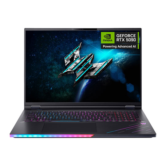 Open Box Acer Predator Helios 18 AI PHN18-73 WQUXGA IPS 120Hz Core Ultra 9 RTX 5090 Gaming Laptop