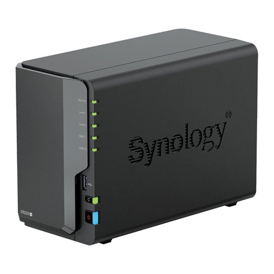 Open Box Synology DiskStation DS225+ 2 Bay Desktop NAS Enclosure