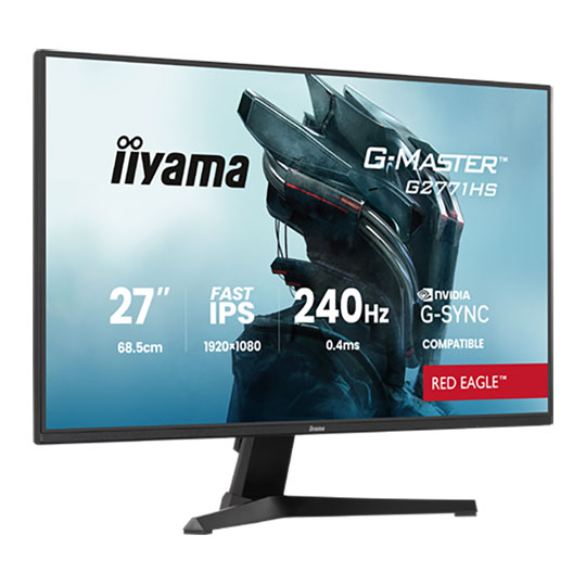 Refurbished iiyama 27" G2771HS-B1 G-Master Full HD 240Hz NVIDIA G-Sync Monitor