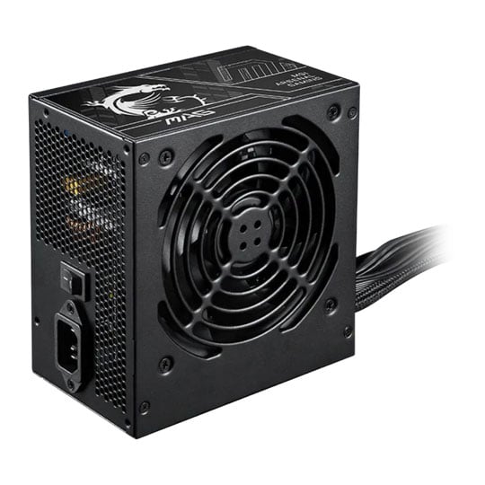 MSI MAG A750BN PCIE5 II 750W Wired 80+ Bronze ATX 3.1 Black Power Supply MSI MAG A750BN PCIE5 II 750W Wired 80+ Bronze ATX 3.1 Black Power Supply