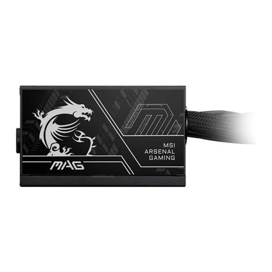 MSI MAG A750BN PCIE5 II 750W Wired 80+ Bronze ATX 3.1 Black Power Supply : image 3