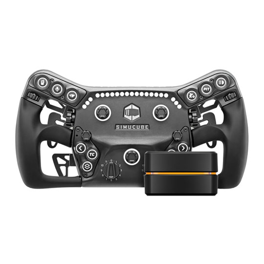 Simucube Savu Pro Full Metal Sim Racing Steering Wheel + USB-C / RJ45 Link Hub Racing Sim Bundle