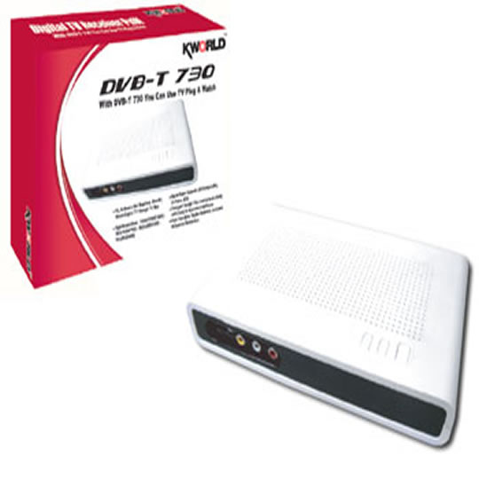 KWorld DVB-T 730 Digital TV System No PC Required! : image 1