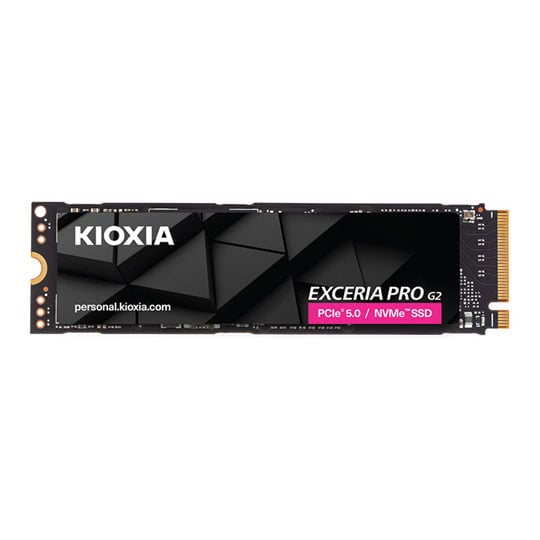 Kioxia Exceria PLUS G2 4TB M.2 (2280) PCIe Gen 5 NVMe SSD / Solid State Drive Kioxia Exceria PLUS G2 4TB M.2 (2280) PCIe Gen 5 NVMe SSD / Solid State Drive