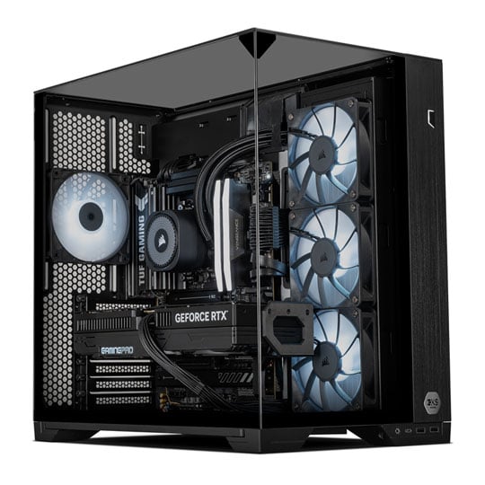 Gaming PC with NVIDIA RTX 5080  and AMD Ryzen 7 9800X3D