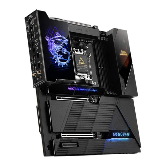 MSI MEG X870E Godlike PCIe 5.0 DDR5 Enthusiast E-ATX Motherboard + AMD 9950X3D CPU Bundle : image 3