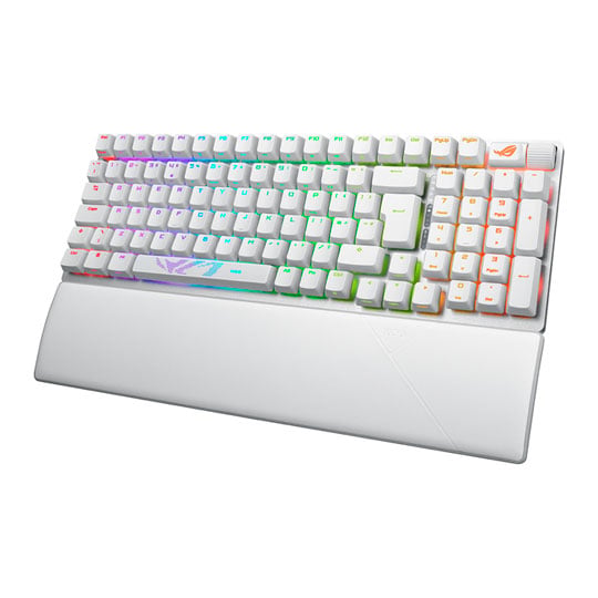 Open Box ASUS ROG Strix Scope II 96 White Wireless RGB Mechanical Gaming Keyboard : image 1