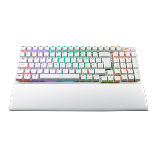 Open Box ASUS ROG Strix Scope II 96 White Wireless RGB Mechanical Gaming Keyboard : image 3
