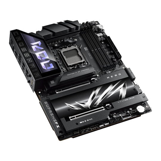 ASUS ROG CROSSHAIR X870E HERO MoBo + AMD 9800X3D CPU + Corsair 6000MHz 32GB DDR5 Memory Bundle