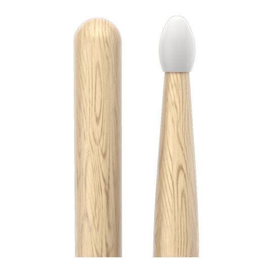 6 x Pairs ProMark Classic Attack 5B Shira Kashi Oak Drumstick, Oval Nylon Tip : image 3
