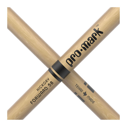 6 x Pairs - ProMark Classic Forward 5B Hickory Drumstick, Oval Nylon Tip : image 4
