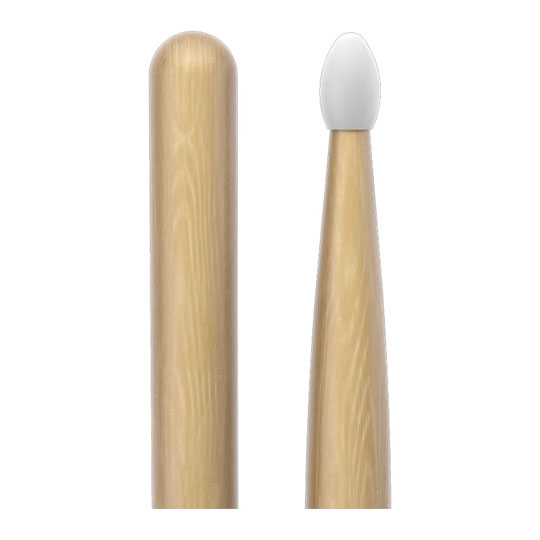 6 x Pairs - ProMark Classic Forward 5A Hickory Drumstick, Oval Nylon Tip : image 3