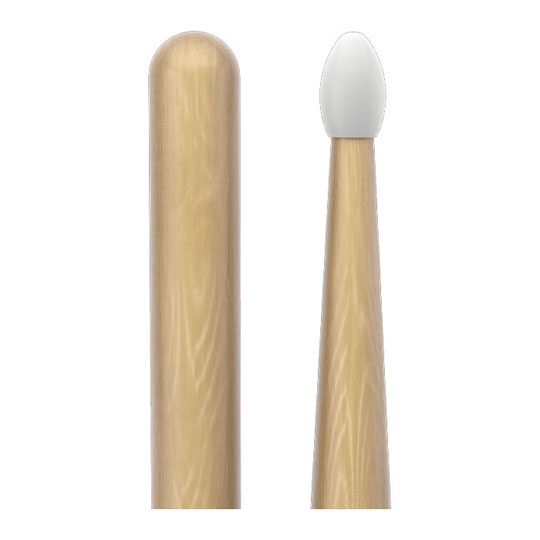 6 x Pairs ProMark Rebound 5A Hickory Drumstick, Oval Nylon Tip : image 3