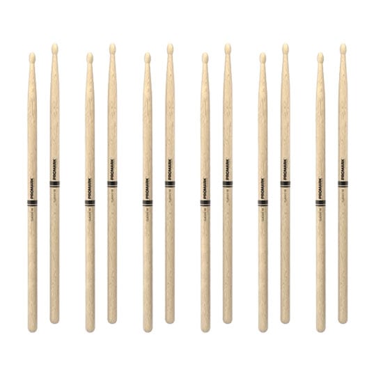 6 x Pairs - ProMark Classic Attack 5B Shira Kashi Oak Drumstick