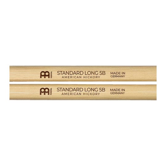 6 x Pairs - Meinl Standard Long 5B American Hickory Drumsticks - SB104 : image 3