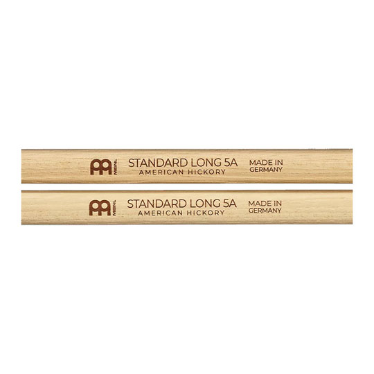 6 x Pairs - Meinl Standard Long 5A American Hickory Drumsticks - SB103 : image 3
