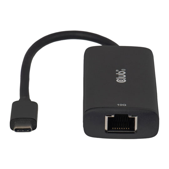 Club3D USB Type-C 10G to RJ45 Ethernet M / F Adapter Club3D USB Type-C 10G to RJ45 Ethernet M / F Adapter