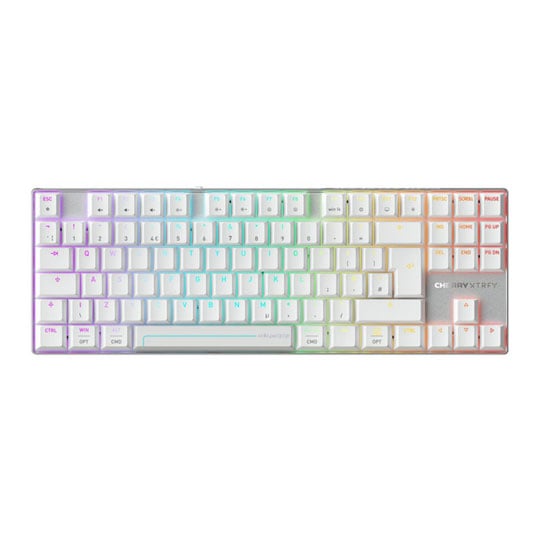 CHERRY MX 8.2 Pro TMR White Wired / Wireless UK English Keyboard CHERRY MX 8.2 Pro TMR White Wired / Wireless UK English Keyboard