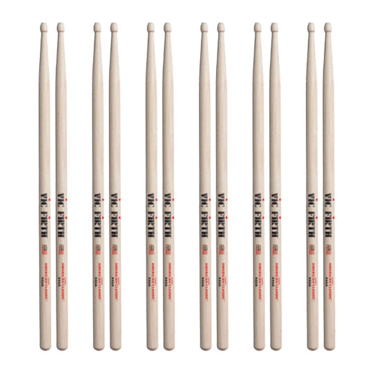 6 x Pairs - Vic Firth VF-X55A Drumsticks