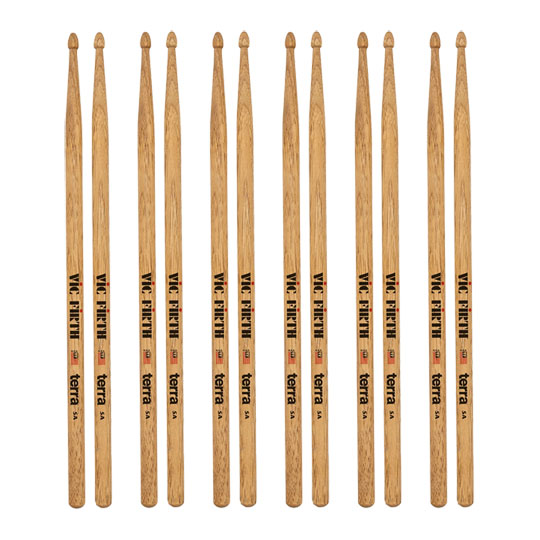 6 x Pairs - Vic Firth VF-5AT Drumsticks