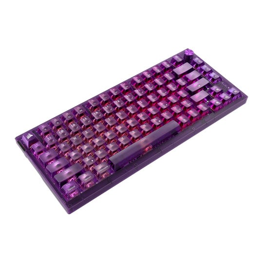 CORSAIR K65 PLUS Wireless RGB 75% Mechanical Gaming Keyboard - Atomic Purple