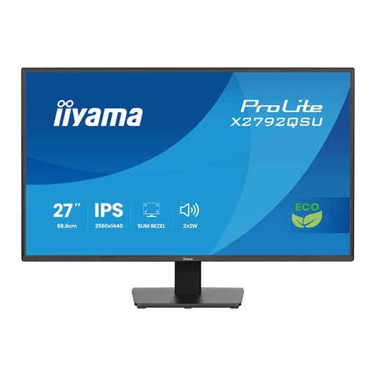 iiyama ProLite X2792QSU-B1 27" QHD 120Hz Adaptive Sync IPS Monitor iiyama ProLite X2792QSU-B1 27" QHD 120Hz Adaptive Sync IPS Monitor