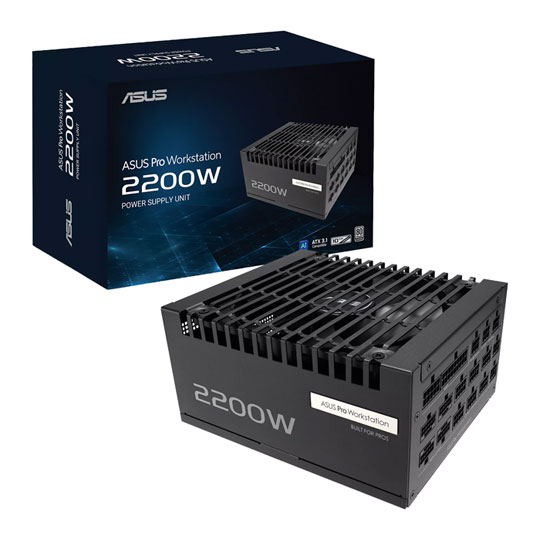 ASUS Pro WS 2200W 80+ Platinum Modular ATX 3.1 PSU / Power Supply