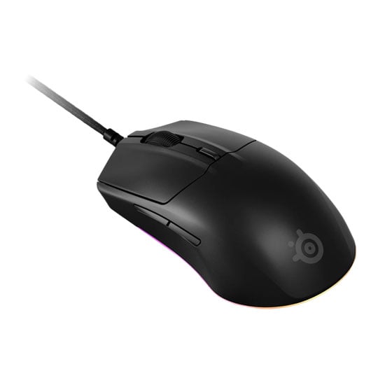 SteelSeries Rival 3 Gen 2 Black RGB 8500 DPI Optical Wired Gaming Mouse