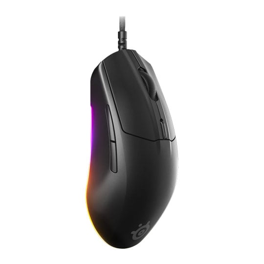 SteelSeries Rival 3 Gen 2 Black RGB 8500 DPI Optical Wired Gaming Mouse
