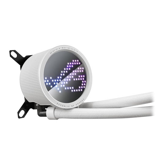 ASUS Ryuo III 240 ARGB White AIO Intel / AMD CPU Water Cooler : image 3