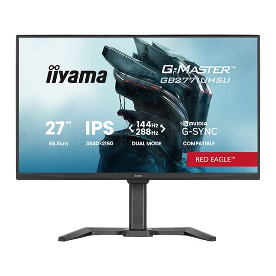 iiyama GB2771UHSU-B1 27” 4K 144Hz / 1080p 288Hz Dual Mode IPS Monitor