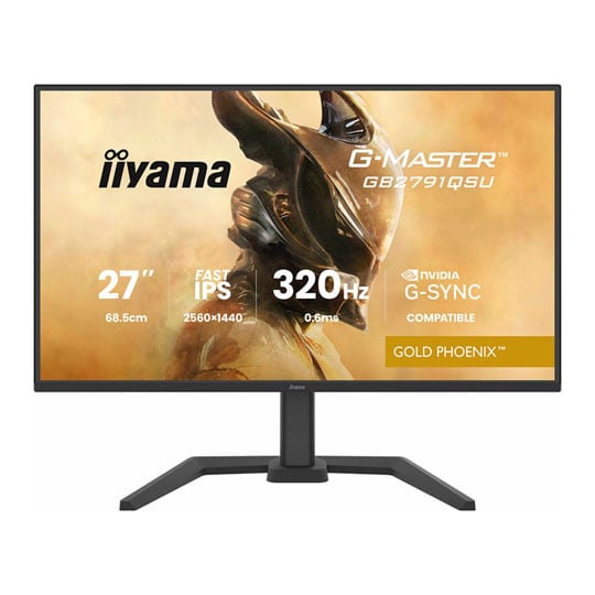 iiyama GB2791QSU-B1 27” QHD 320Hz FreeSync Premium HDR10 IPS Gaming Monitor iiyama GB2791QSU-B1 27” QHD 320Hz FreeSync Premium HDR10 IPS Gaming Monitor