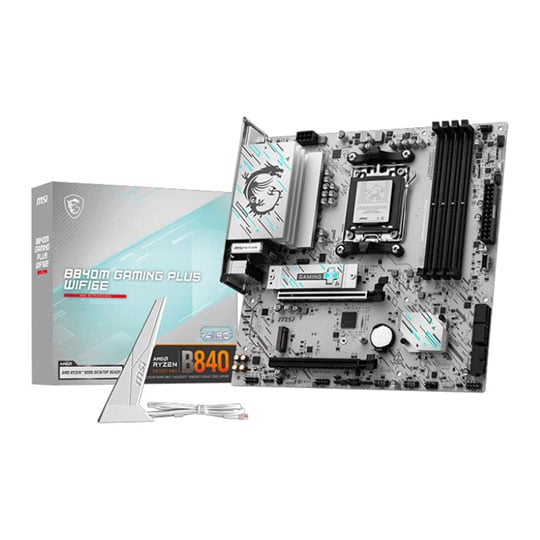 Refurbished MSI B840M GAMING PLUS WiFi AM5 DDR5 PCIe 4.0 microATX Motherboard