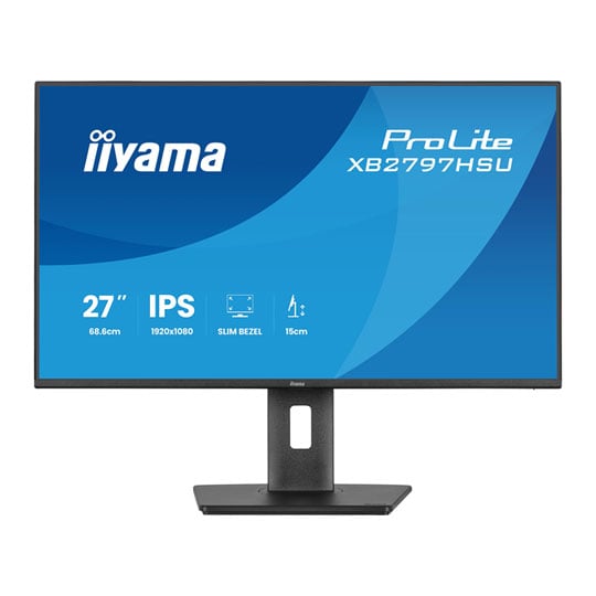 iiyama ProLite XB2797HSU-B1 27" Full HD 120Hz Adaptive Sync IPS Monitor iiyama ProLite XB2797HSU-B1 27" Full HD 120Hz Adaptive Sync IPS Monitor