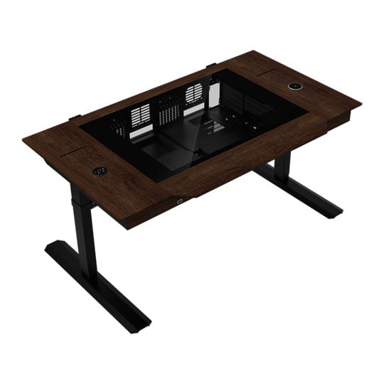 Lian Li DK07 Wood Dual System Motorised Gaming Desk / Case