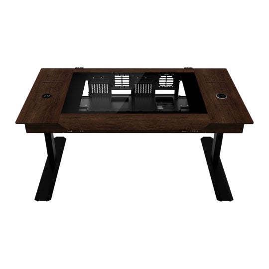 Lian Li DK07 Wood Dual System Motorised Gaming Desk / Case : image 4