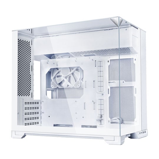 Lian Li O11 Vision-M White Dual Chamber Mid Tower Tempered Glass PC Case Lian Li O11 Vision-M White Dual Chamber Mid Tower Tempered Glass PC Case