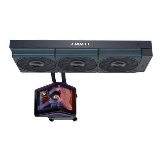 Lian Li Hydroshift II OLED Curved 360P28 Black All in One Liquid CPU Cooler