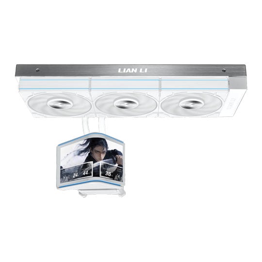 Lian Li Hydroshift II OLED Curved 360P28 White All in One Liquid CPU Cooler