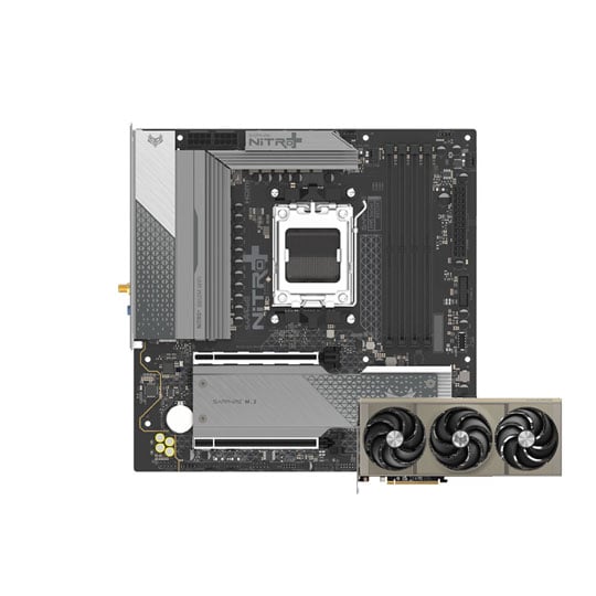 Sapphire AMD Radeon RX 9070 XT NITRO Sapphire NITRO+ B850M WIFI Motherboard Bundle