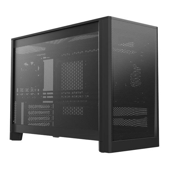Montech TEN Black MicroATX Tower Modular PC Case