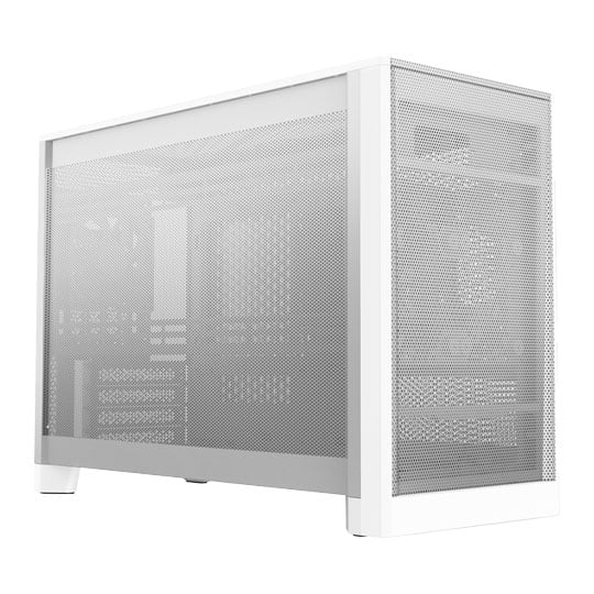 Montech TEN White MicroATX Tower Modular PC Case