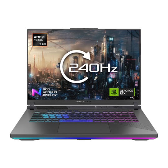 Open Box ASUS ROG Strix G16 16" WQXGA 240Hz Ryzen 9 9955HX RTX 5070 Gaming Laptop