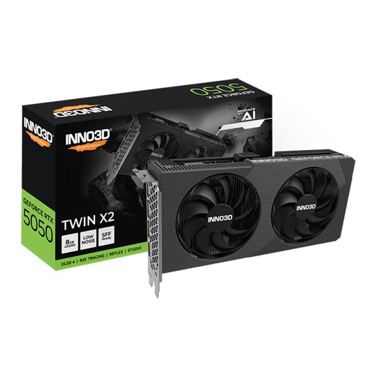 INNO3D NVIDIA GeForce RTX 5050 TWIN X2 8GB Blackwell Graphics Card