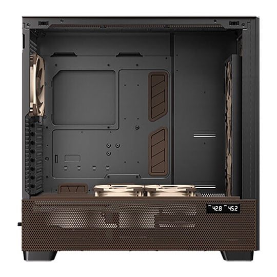 Antec Flux PRO Noctua Edition Full Tower Tempered Glass Brown / Wood PC Gaming Case