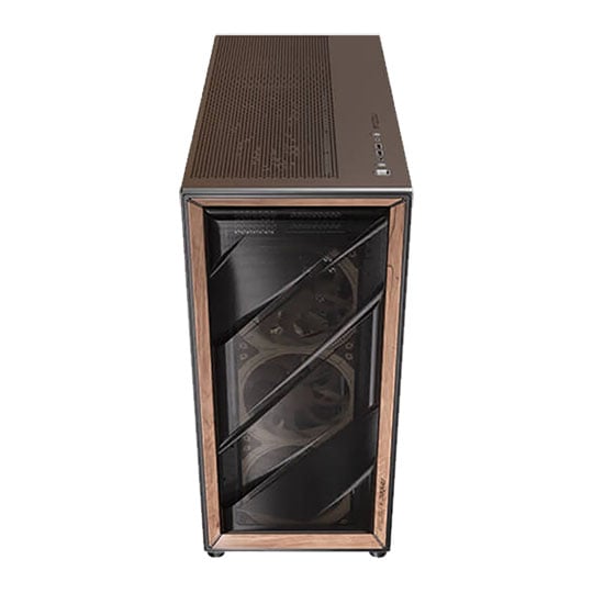 Antec Flux PRO Noctua Edition Full Tower Tempered Glass Brown / Wood PC Gaming Case : image 3