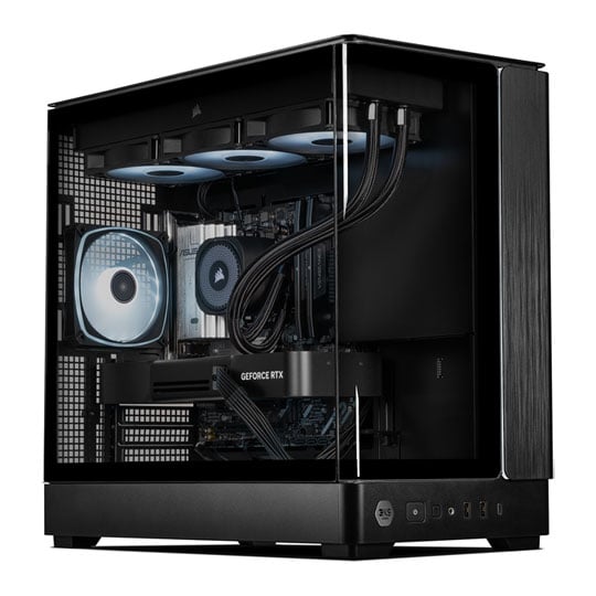 Gaming PC with NVIDIA GeForce RTX 5090 and AMD Ryzen 7 9800X3D